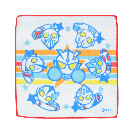 M78ウルトラマン ガーゼミニハンカチタオル スターヒーロー