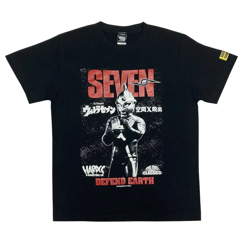 Tシャツ ウルトラセブン（アイスラッガー・ブラック）